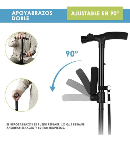 Bastón Plegable con luz LED - NeroPro™ + REGALO SORPRESA 🎁