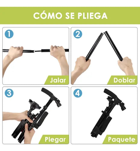 Bastón Plegable con luz LED - NeroPro™ + REGALO SORPRESA 🎁