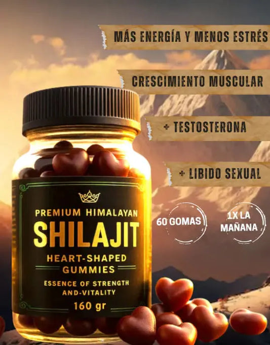 Shilajit Puro – Fórmula Premium en Gomas